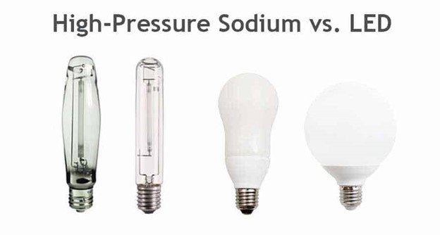 High-Pressure Sodium Lights vs. LED