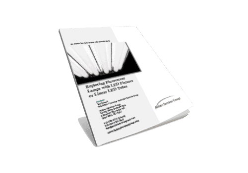 Replacing Fluorescent Lamps with LED Fixtures or Linear LED Tubes - Slanted eBook Cover